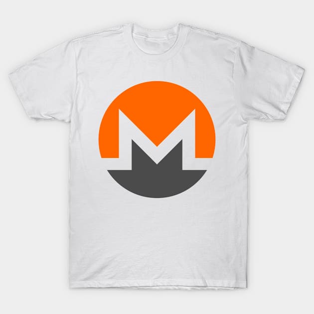 Monero Coin Cryptocurrency T-Shirt by vladocar